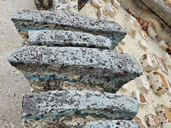 Erwin Rehmann, vierteilige Wassertreppe, 1986